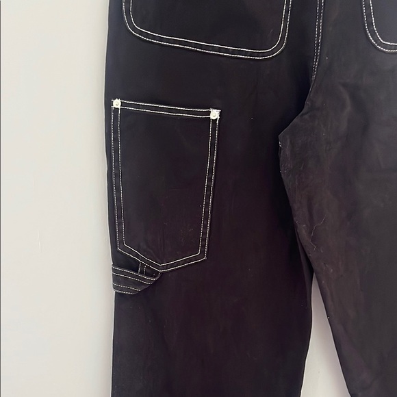 Steve Madden Black and White Straight Leg Jeans Timeless Design - Picture 5 of 9